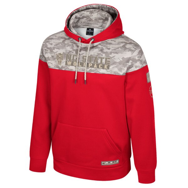 Red/Camo Hood Sweat - Wolfhead / OH
